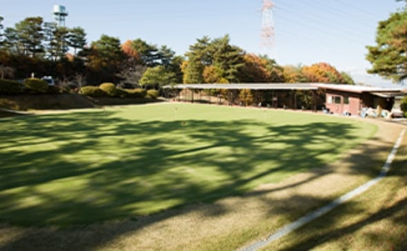 練習場と練習グリーン