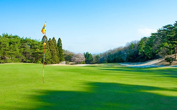 ゴルフコース内