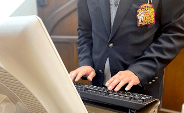 予約情報状況を確認